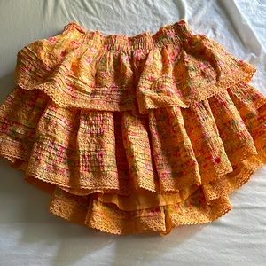 Aerie Rock & ruffle skirt nwot medium